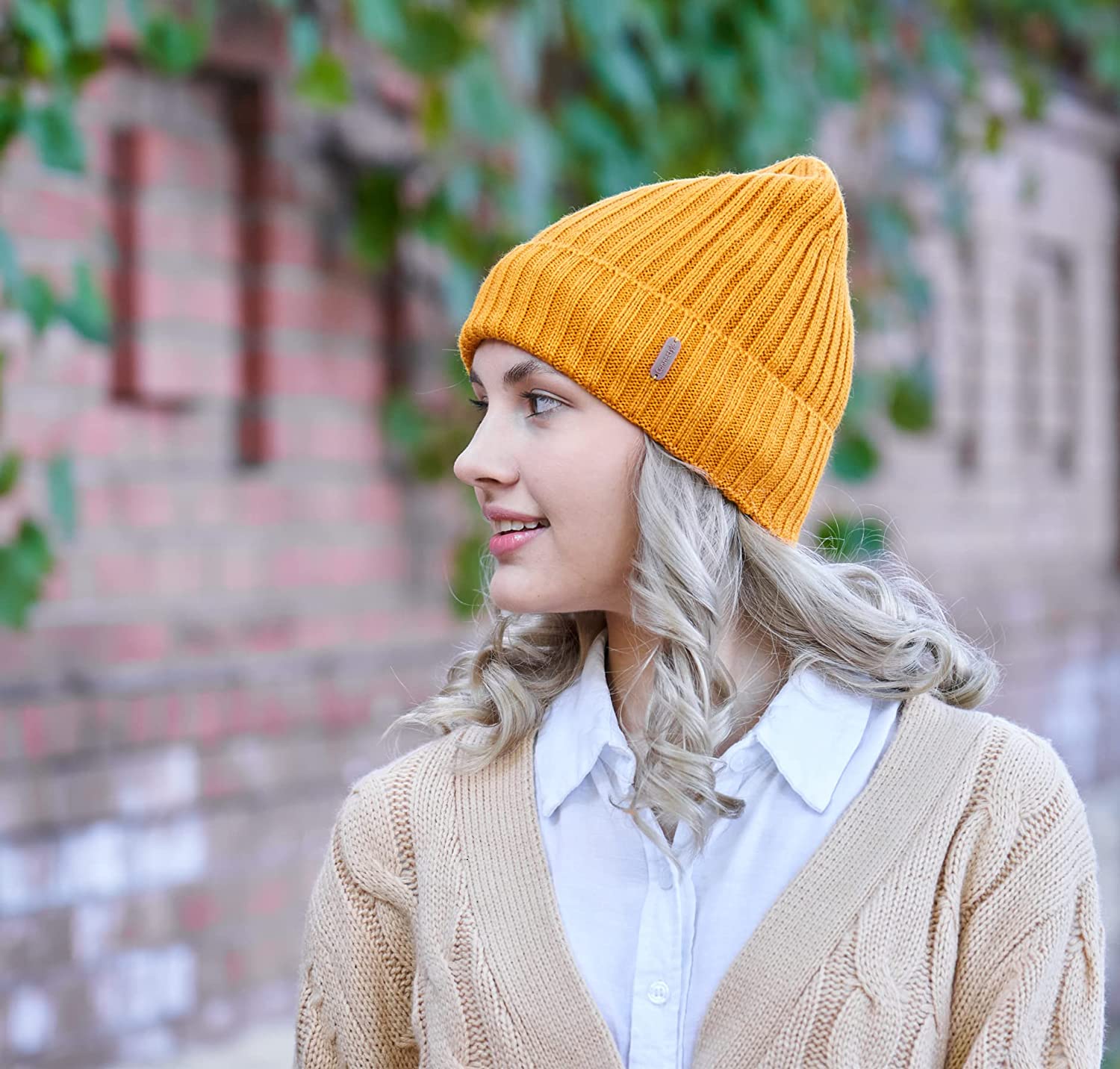 Connectyle Classic Men's Warm Winter Hats Thick Knit Cuff Beanie Cap with Lining - Image 9